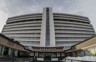 Exterior view of Voltora's office building at Noble Enclave, Palam Vihar Extension, Gurugram.