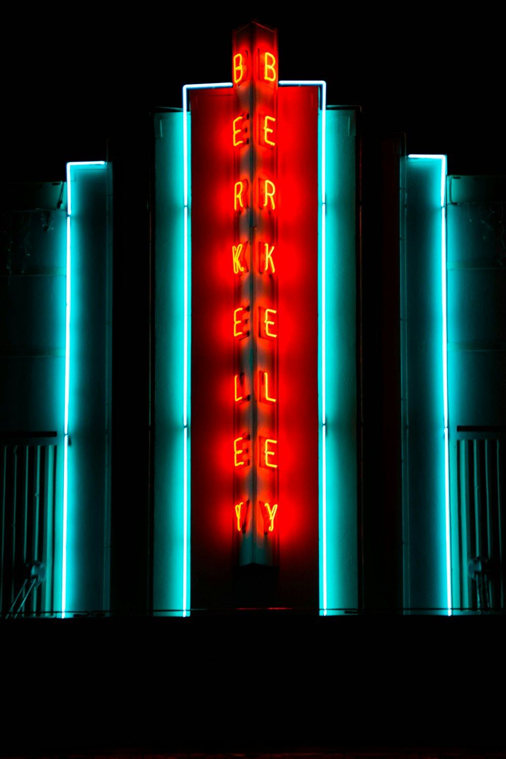 red neon signage