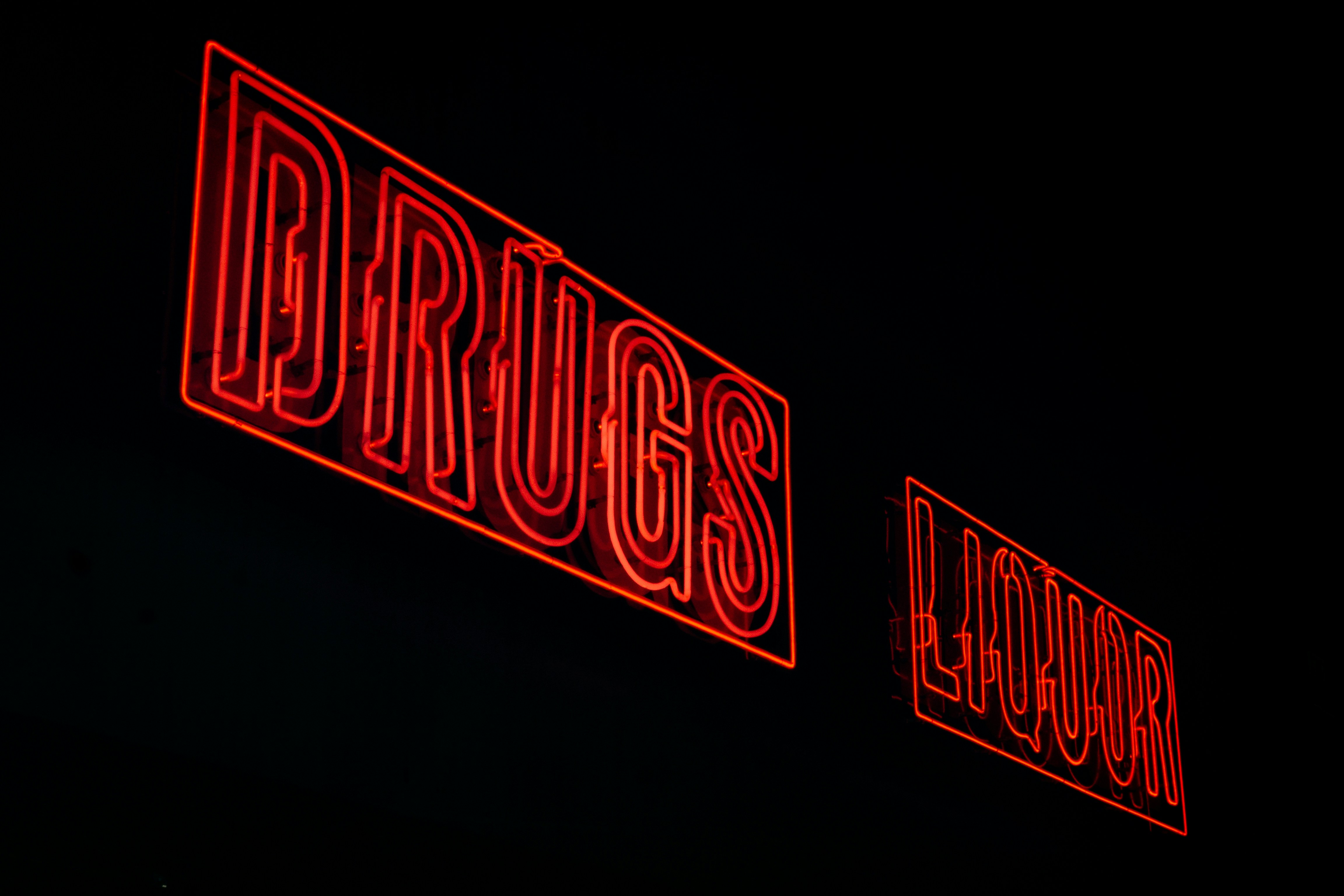 Red neon signs