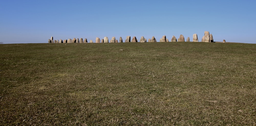 Stonehedge under blue sky