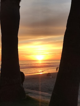 A beautiful sunset over a romantic destination, symbolizing love.