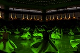 people in dress dancing