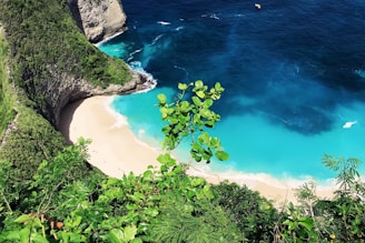 aerial view photography of sea