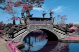 A stunning bridge constructed by Van Hoan.