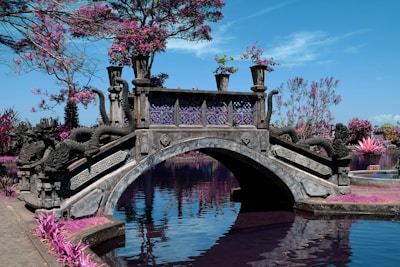 A stunning bridge constructed by Van Hoan.