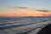 silhouette of person on beach