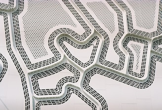 a close up of a wall with a pattern on it