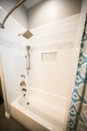 white empty bathroom