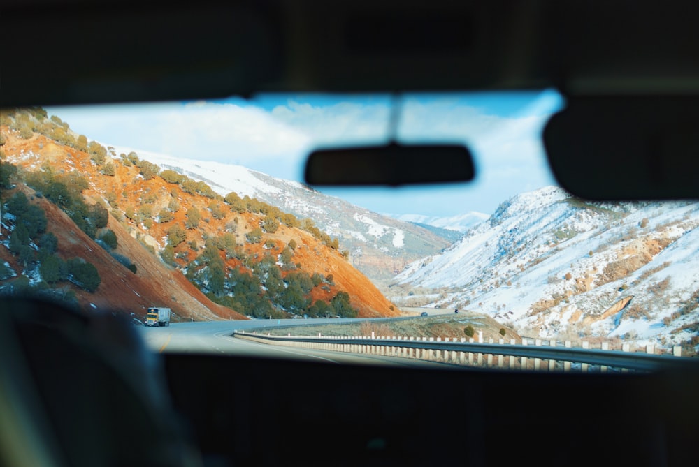 road surrounded by mountaines