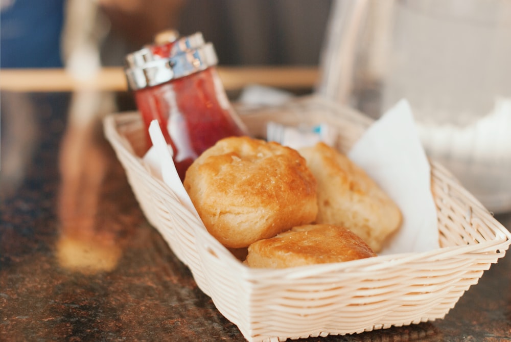 bread in basket