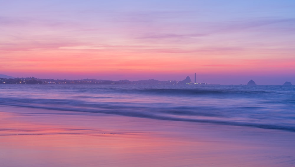 sea during golden hour