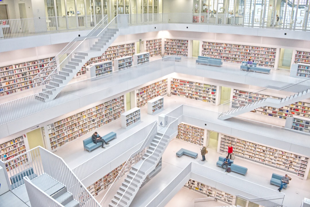 people in sofa, An architectural highlight: The Stuttgart library
