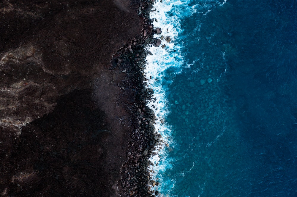 Photographie des vagues de l’océan