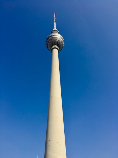 Berliner Fernsehturm - Dari Below, Germany