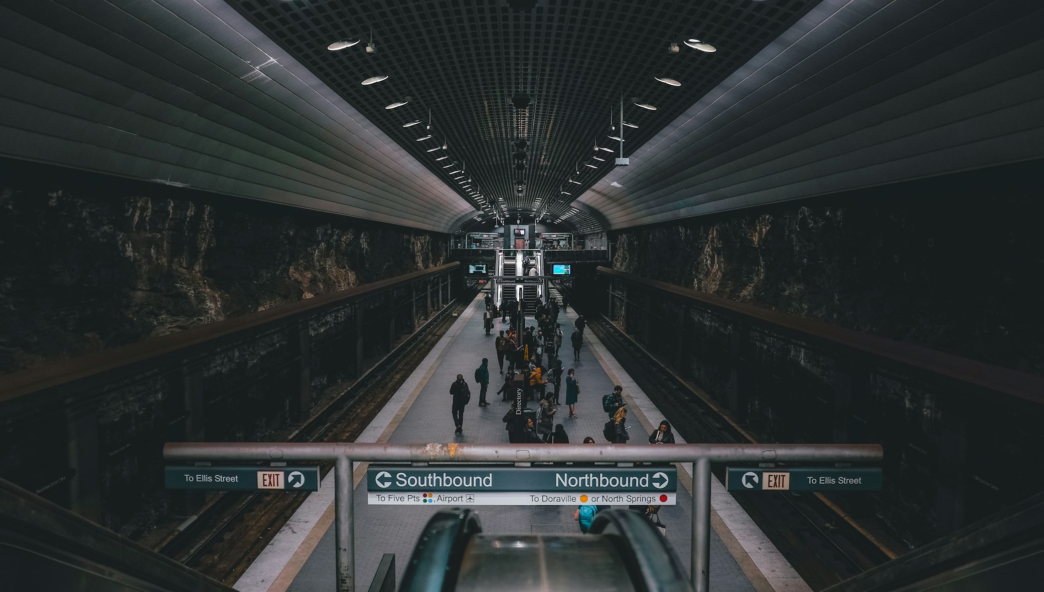 subway tunnel in Atlanta, Georgia