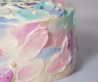 multicolored cake photography
