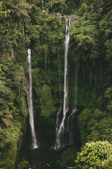 cascading waterfalls