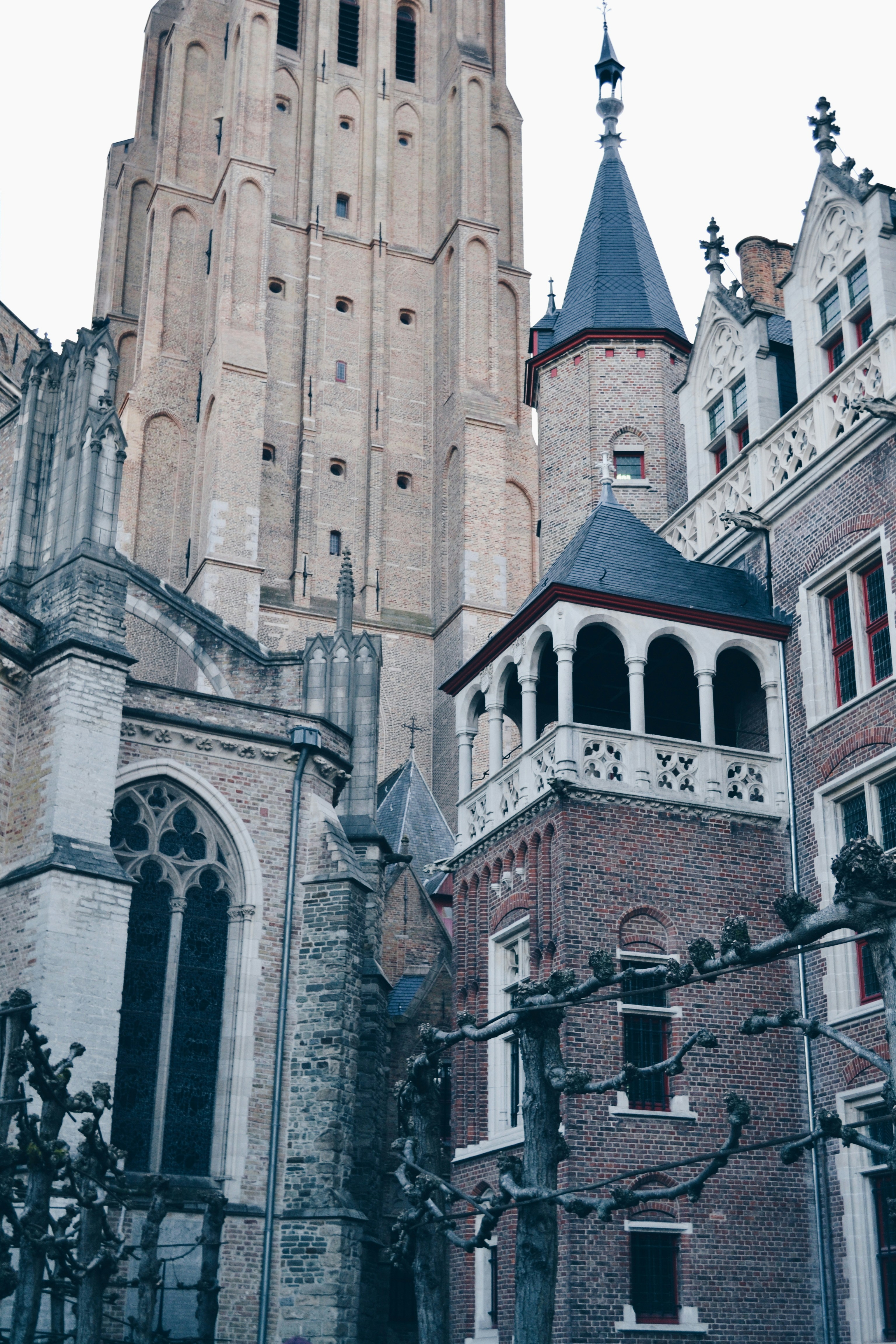 Braune und beige Kathedrale