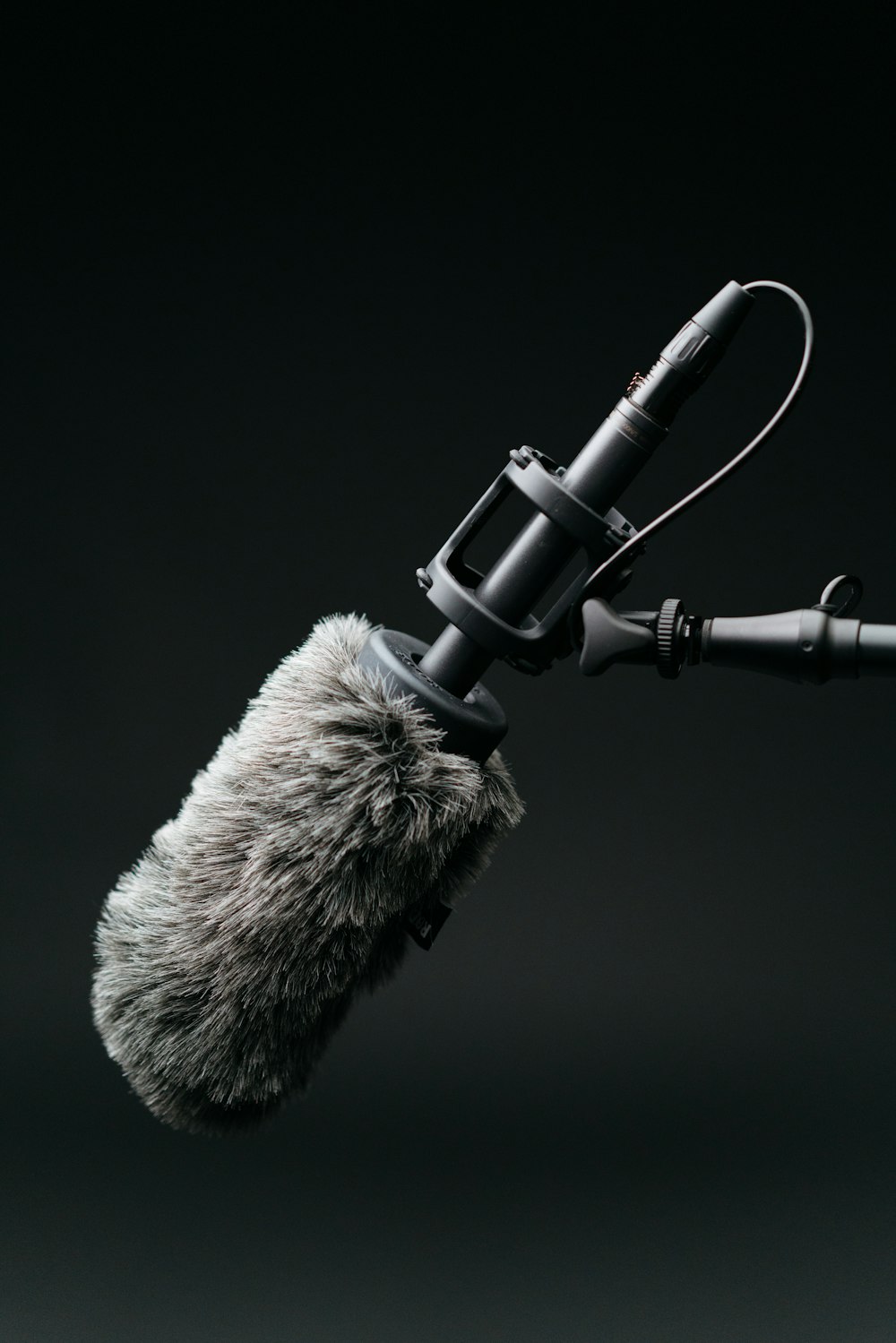 gray microphone