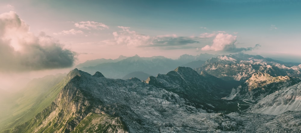 aerial photo of mountain during daytime