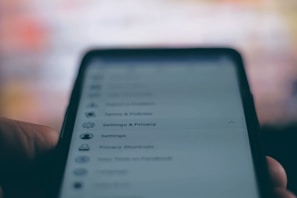 User-friendly settings screen with clean design and easy navigation.
