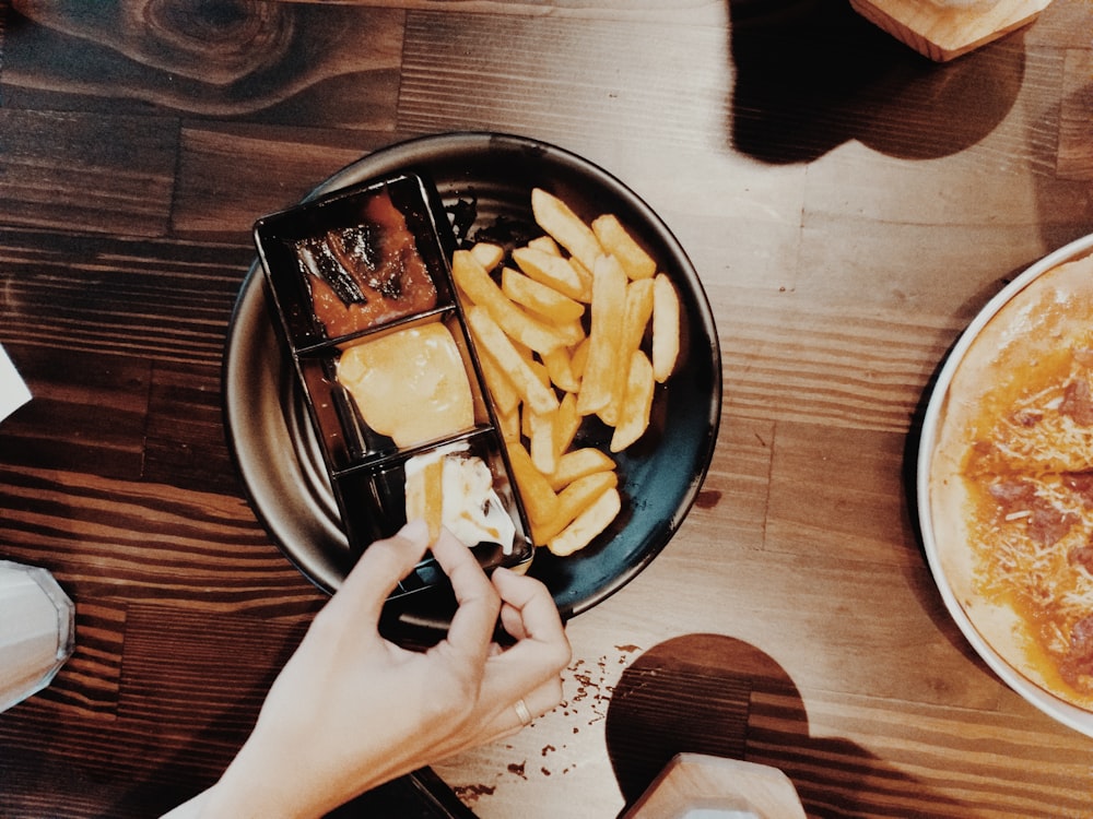 cooked foods on plate