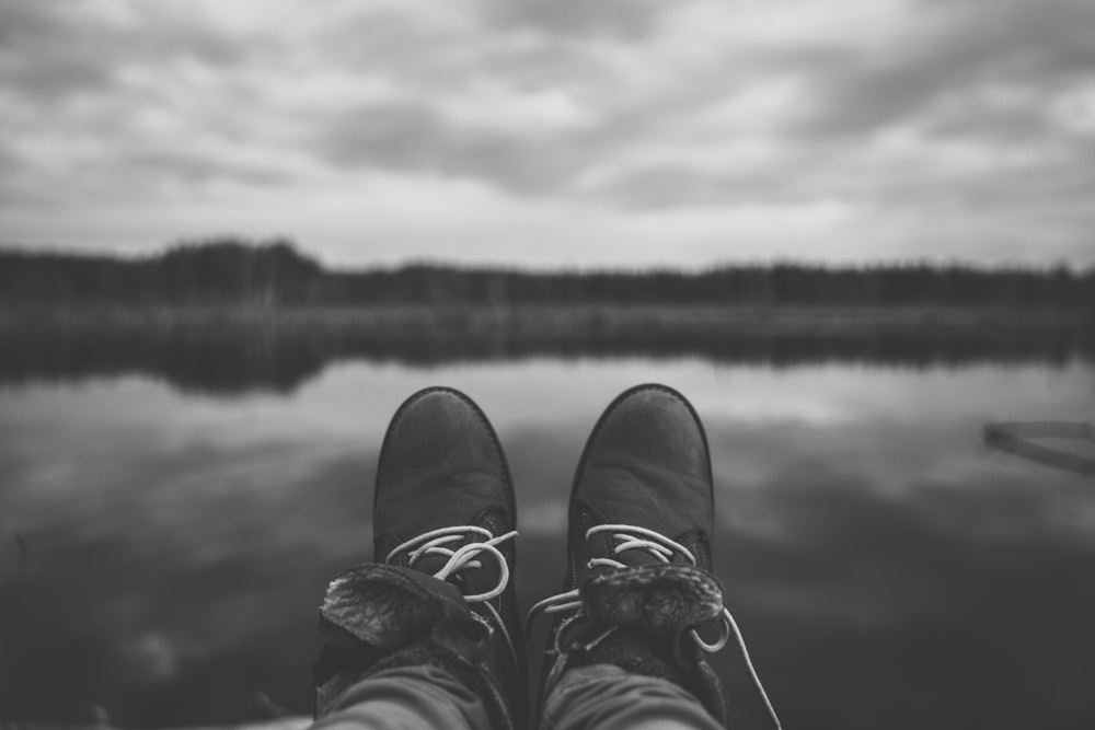 person near body of water