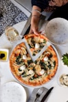 pizza on plate