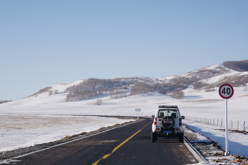 vehicle passing on asphalt road