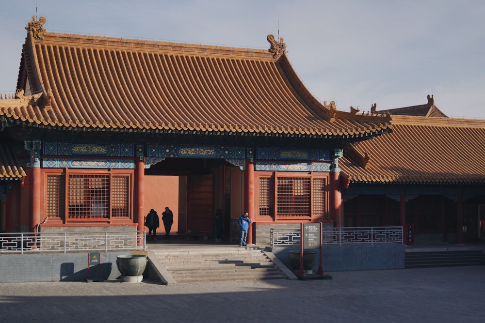 Landschaft eines chinesischen Tempels