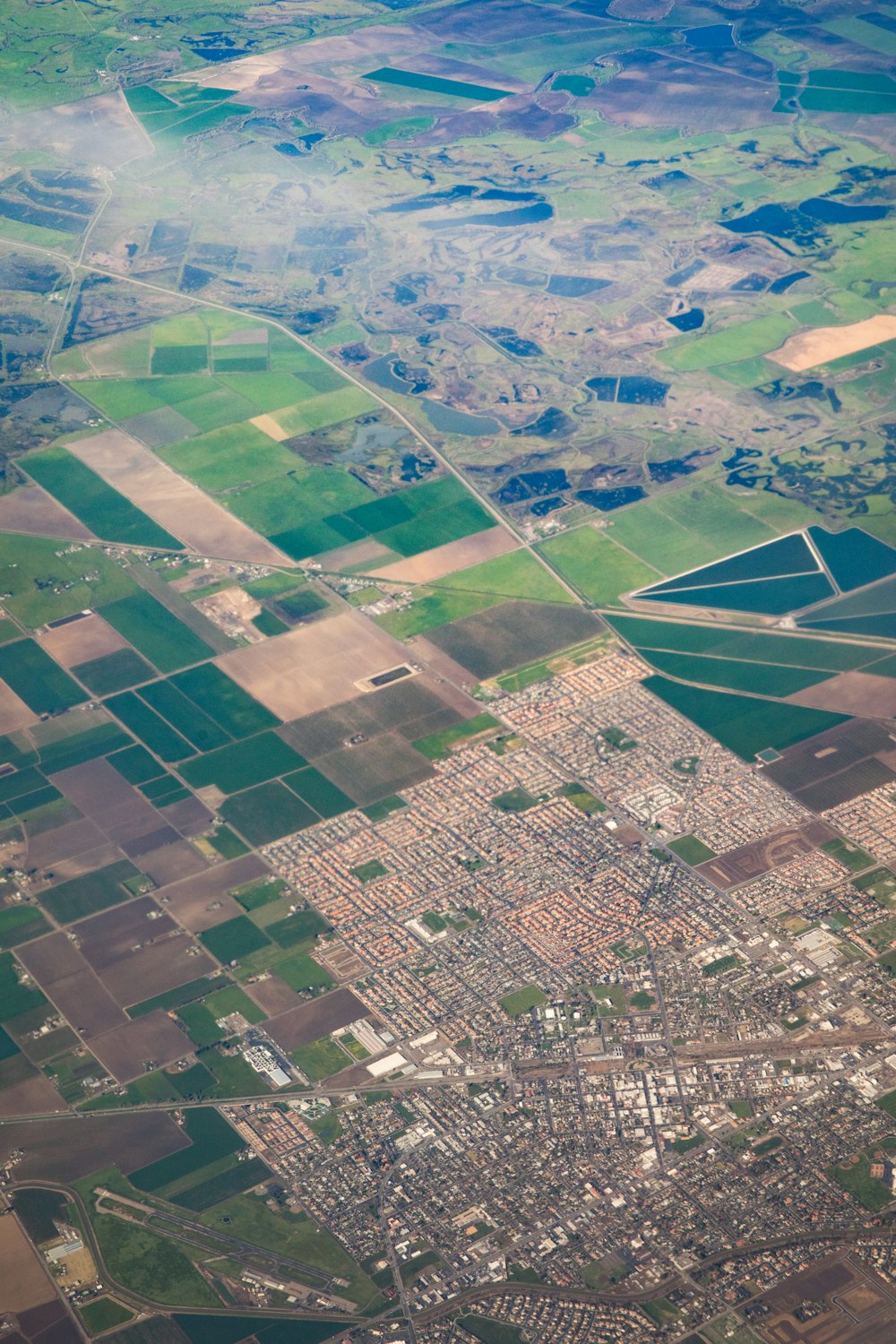 green grass fields