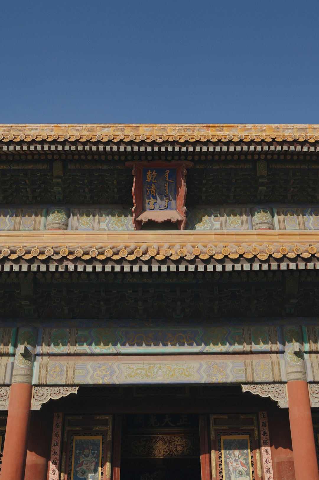 brown and orange painted building