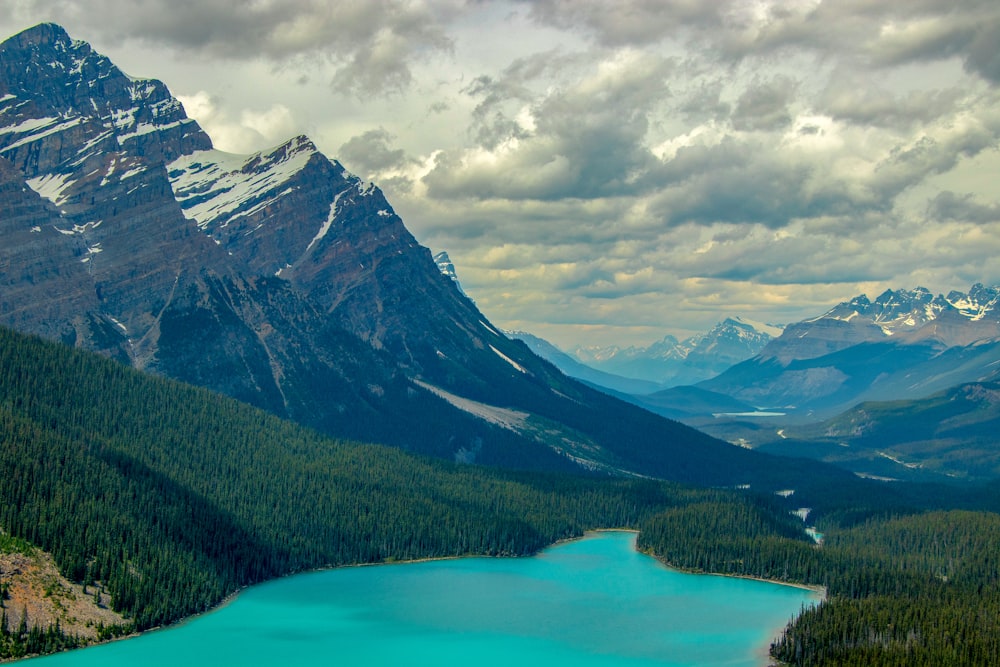 snow-covered mountain during daytime