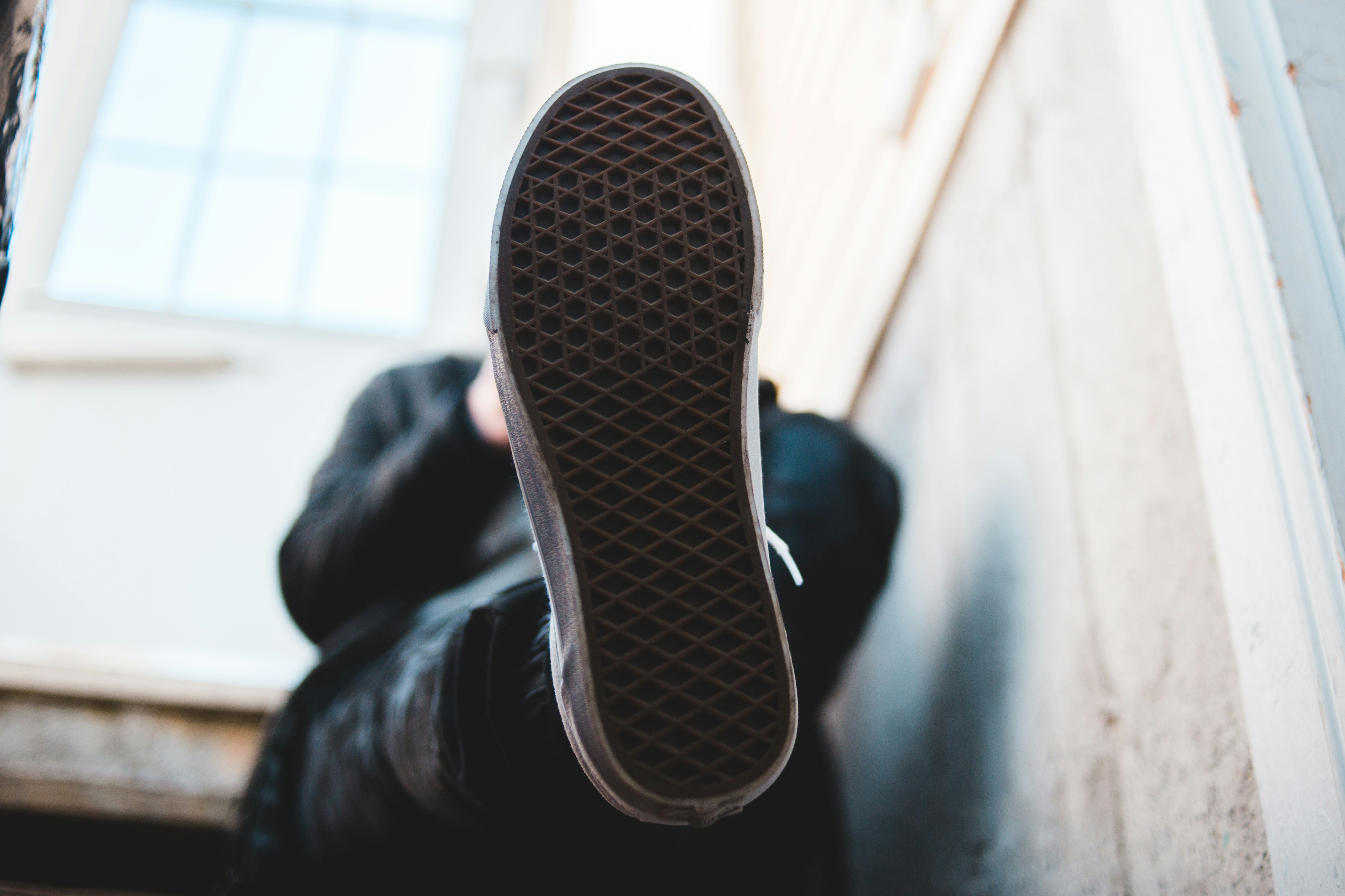 black shoe