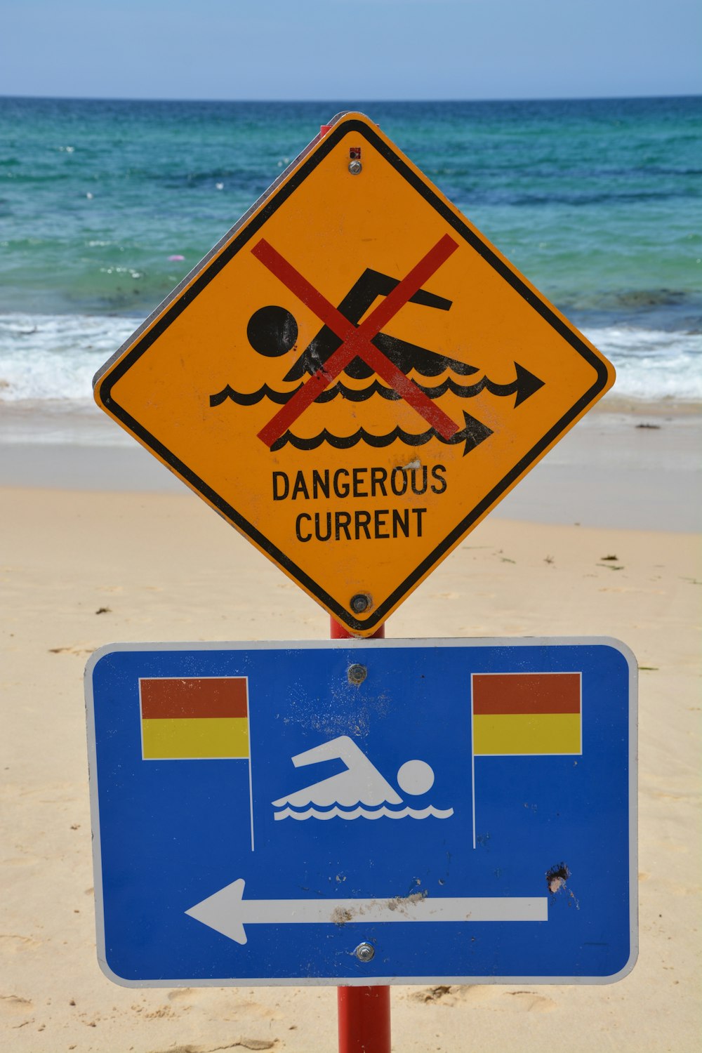 Dangerous Current signage