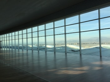 Interior view of Yate Aurora showing spacious lounge with large windows.