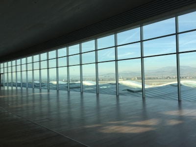 Interior of hilltop villa with spacious open-plan design