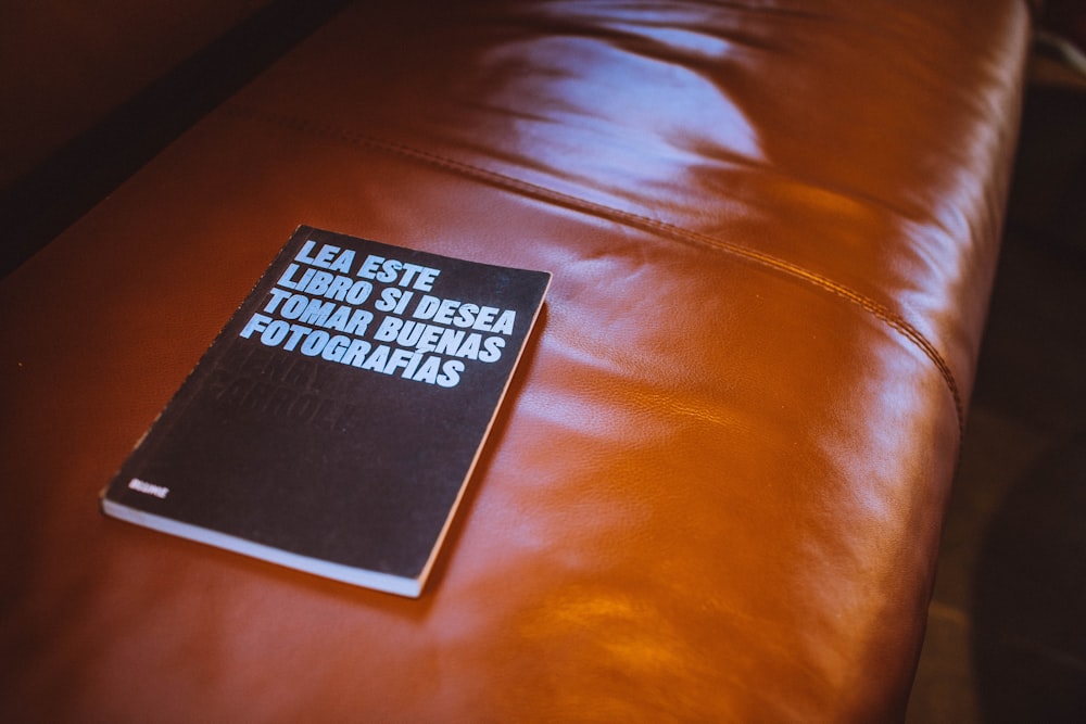 Livre Lea Este sur cuir marron