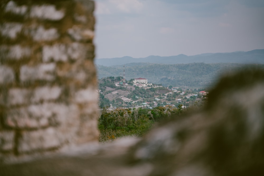 selective focus photography of city