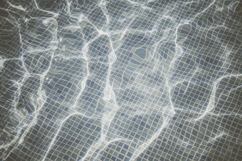 a close up of a swimming pool with water