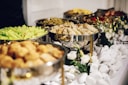 Catering service setup
