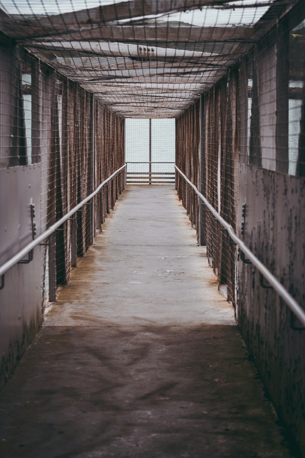 empty hallway in room