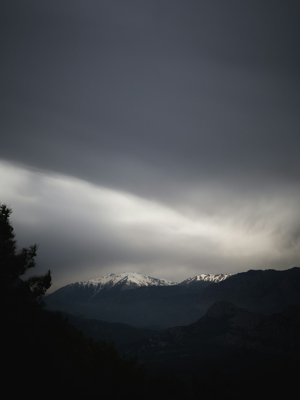 snow capped mountain