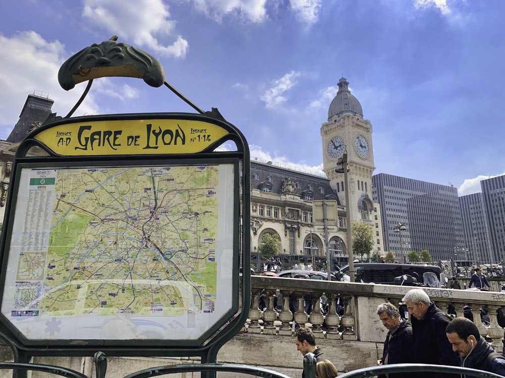 Signalétique Gare de Lyon