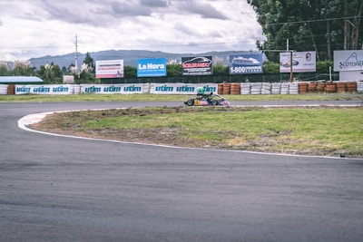 A promotional banner showcasing exciting karting offers.