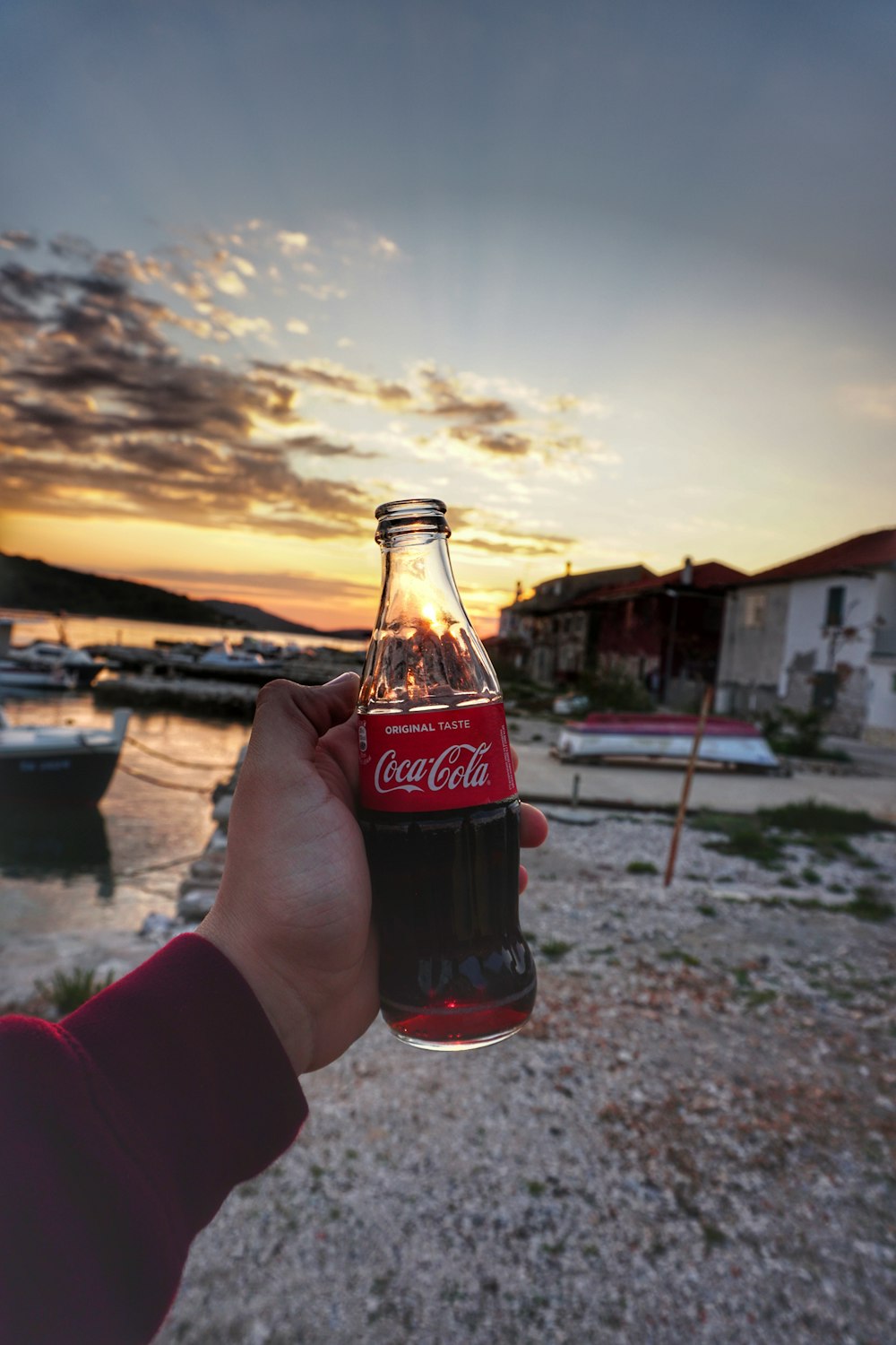 Coca-Cola glass bottle