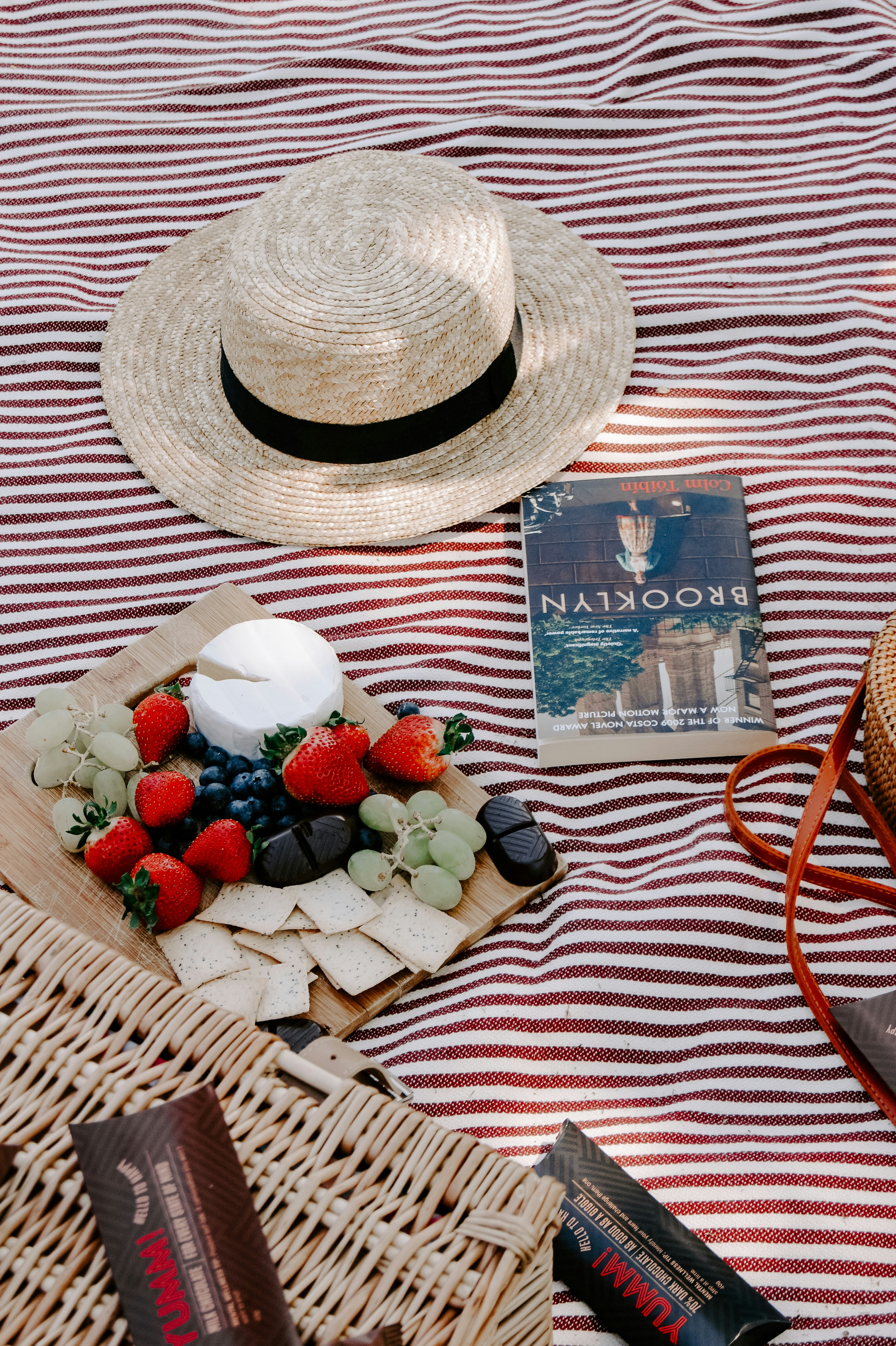 sliced fruits on slicing board