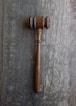 brown mallet on gray wooden surface