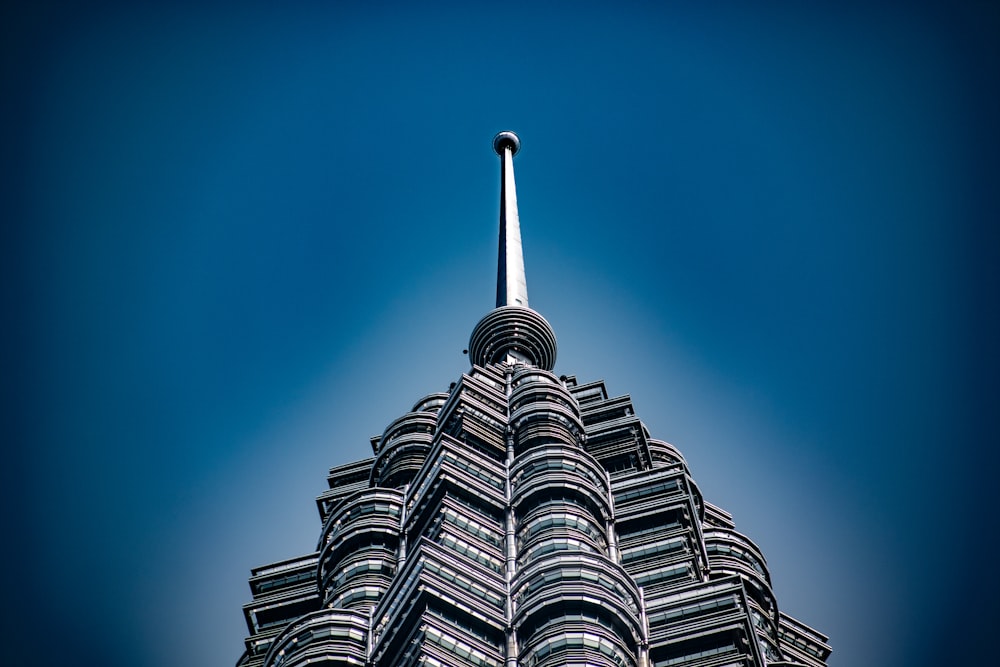 architectural photography of gray building