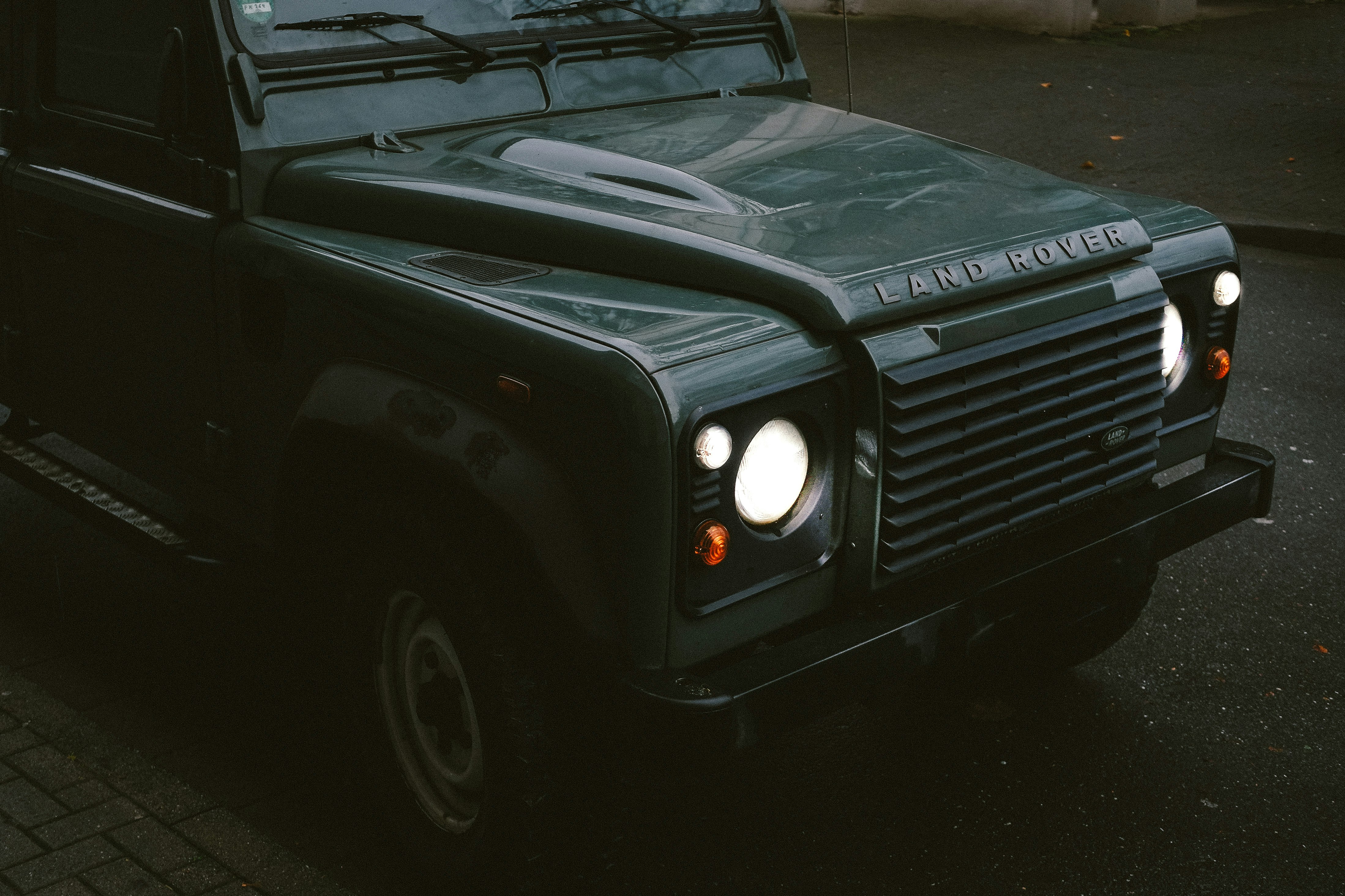 black Land Rover Range Rover SUV